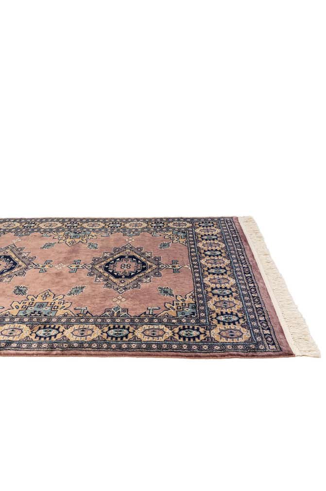 4' 4 x 7' 1 Hand Knotted Bokhara Oriental Rug