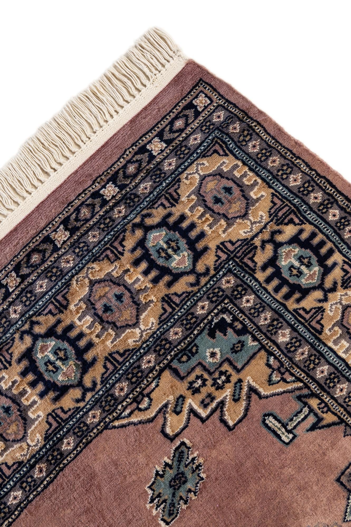 4' 4 x 7' 1 Hand Knotted Bokhara Oriental Rug