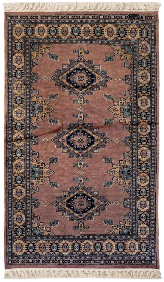 Detail image of 4' 4 x 7' 1 Hand Knotted Bokhara Oriental Rug
