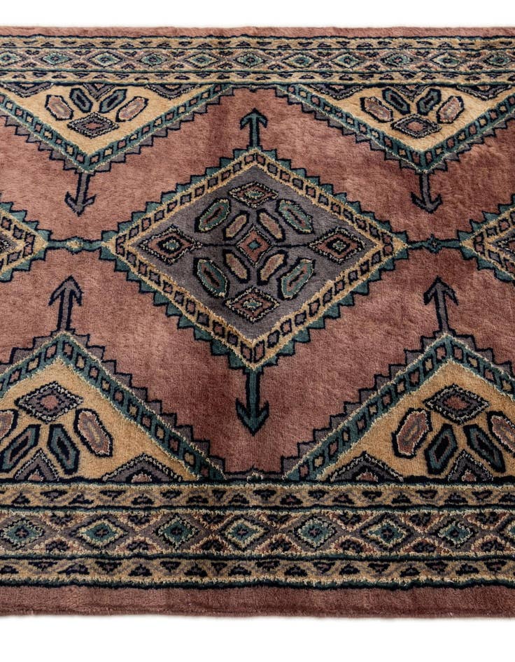 Detail image of 3' 3 x 5' 1  Hand Knotted Bokhara Rug