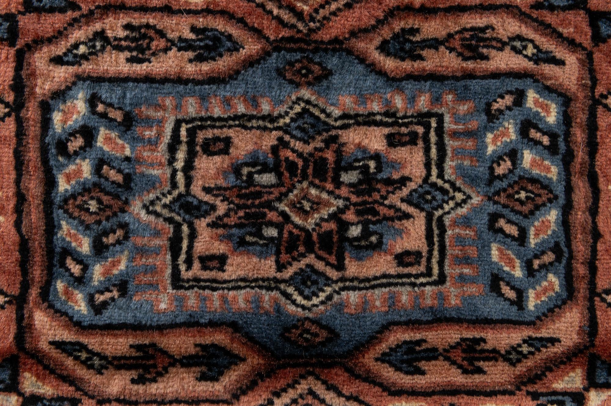 3' 3 x 4' 11 Hand Knotted Bokhara Oriental Wool Rug