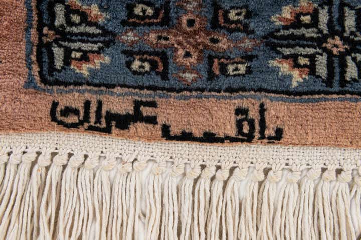 3' 3 x 4' 11 Hand Knotted Bokhara Oriental Wool Rug