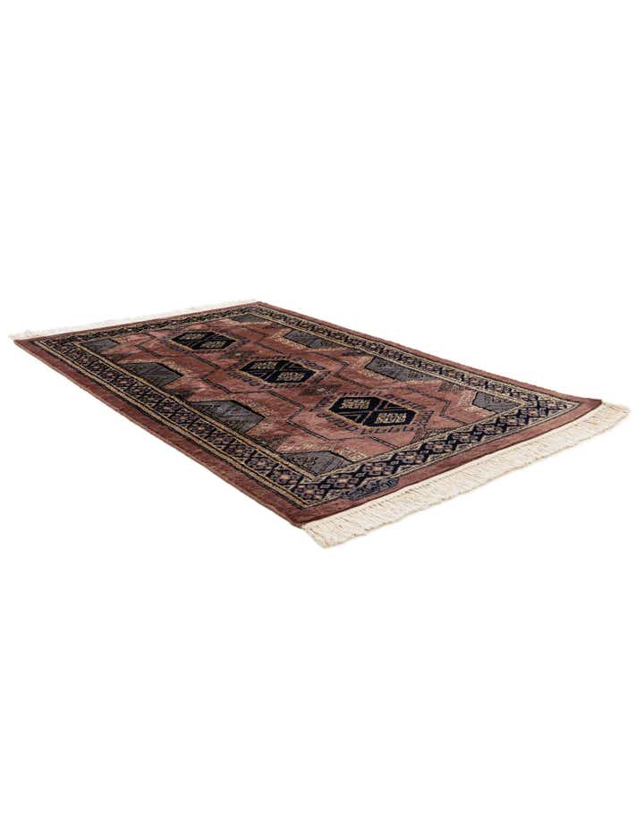 3' 1 x 4' 10 Hand Knotted Bokhara Rug