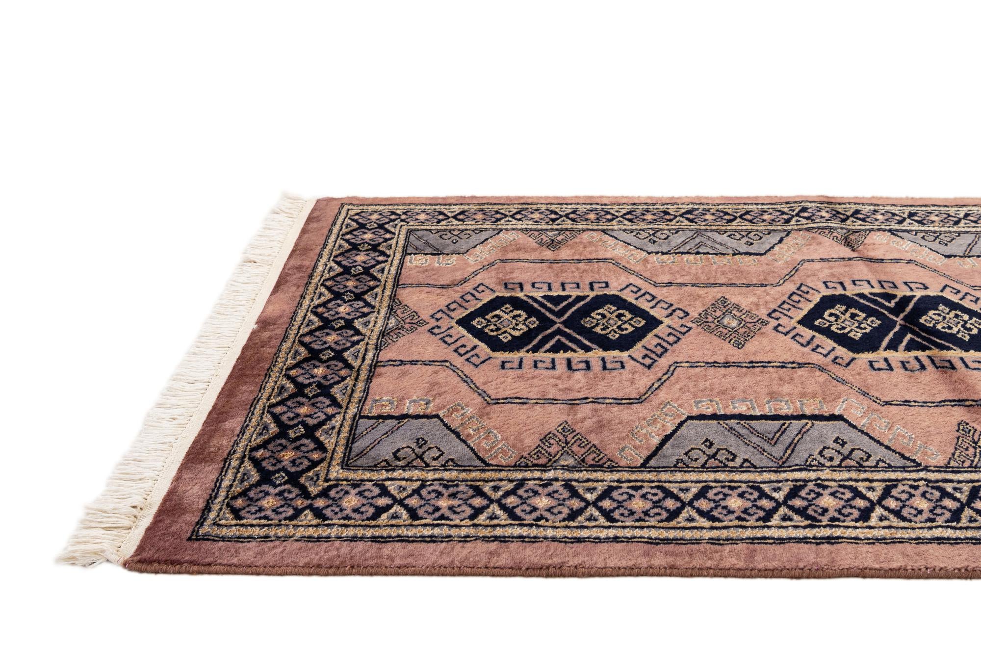 3' 1 x 4' 10 Hand Knotted Bokhara Rug