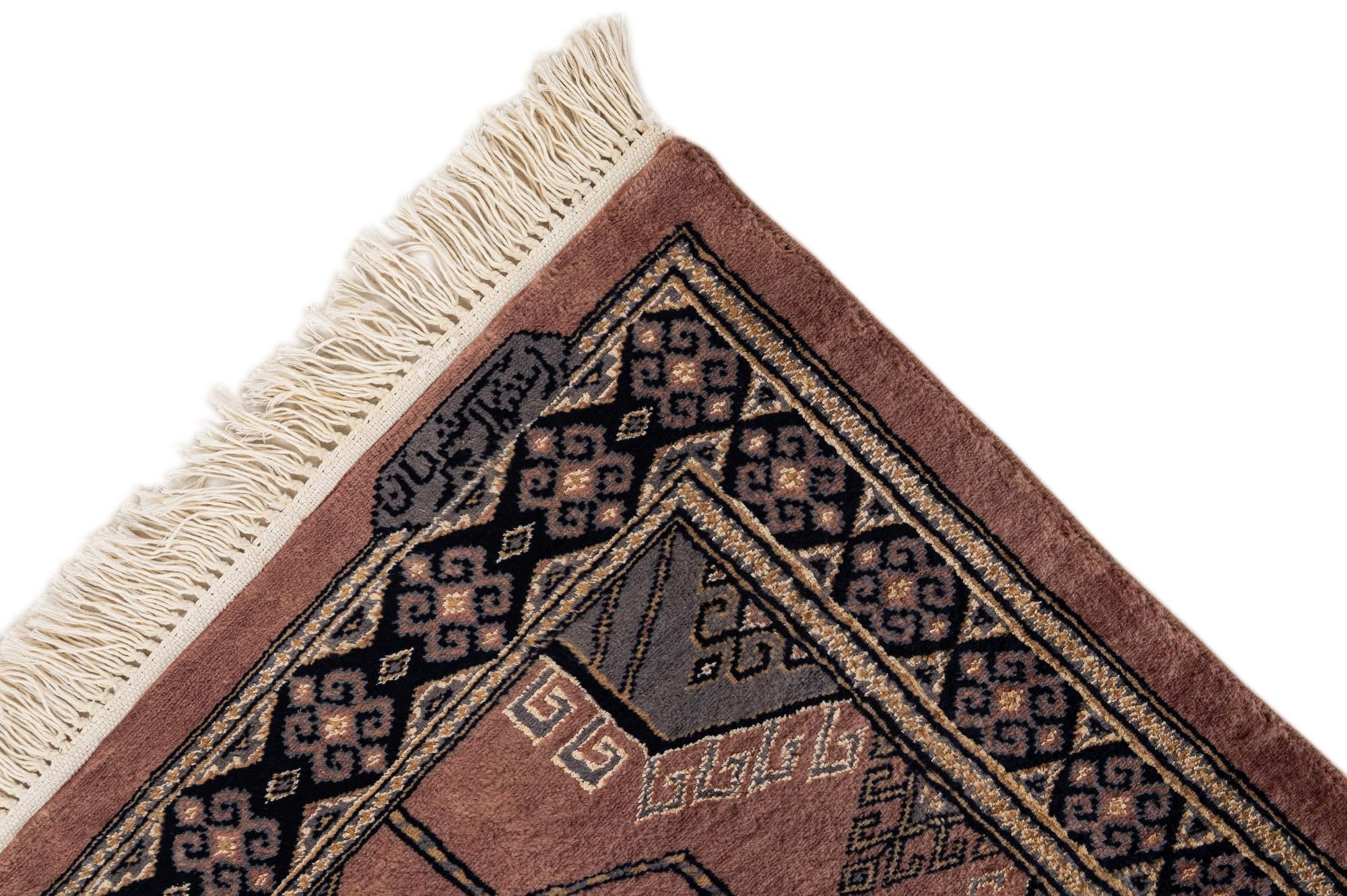 3' 1 x 4' 10 Hand Knotted Bokhara Rug