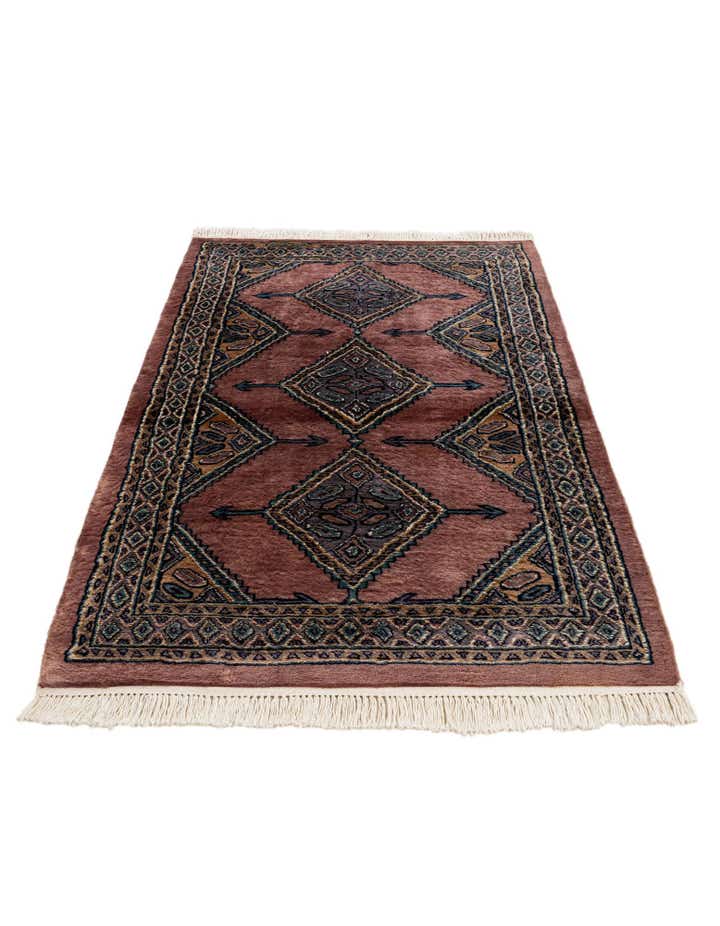 3' 2 x 5' 3 Hand Knotted Bokhara Oriental Rug