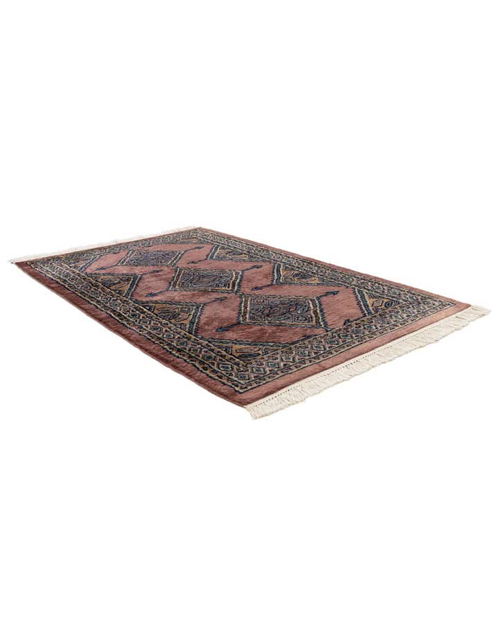 3' 2 x 5' 3 Hand Knotted Bokhara Oriental Rug