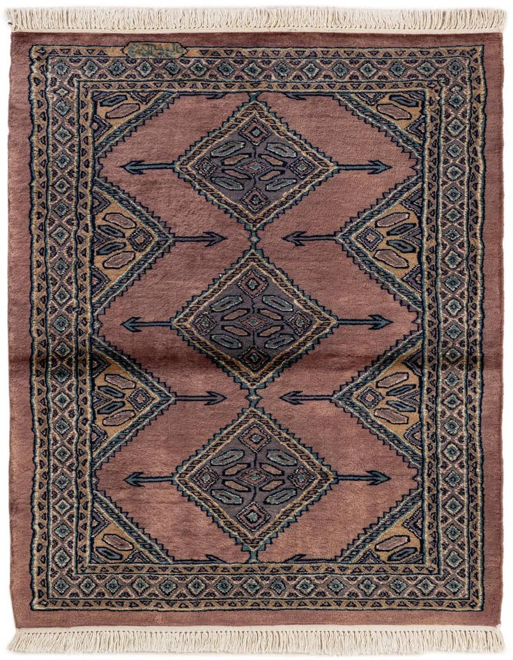 Detail image of 3' 2 x 5' 3 Hand Knotted Bokhara Oriental Rug