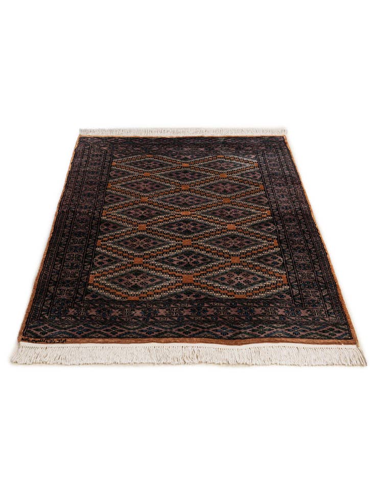 Detail image of 3' 7 x 4' 9 Hand Knotted Bokhara Oriental Rug