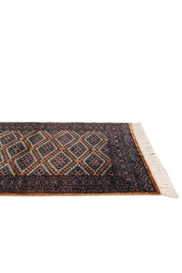 Detail image of 3' 7 x 4' 9 Hand Knotted Bokhara Oriental Rug