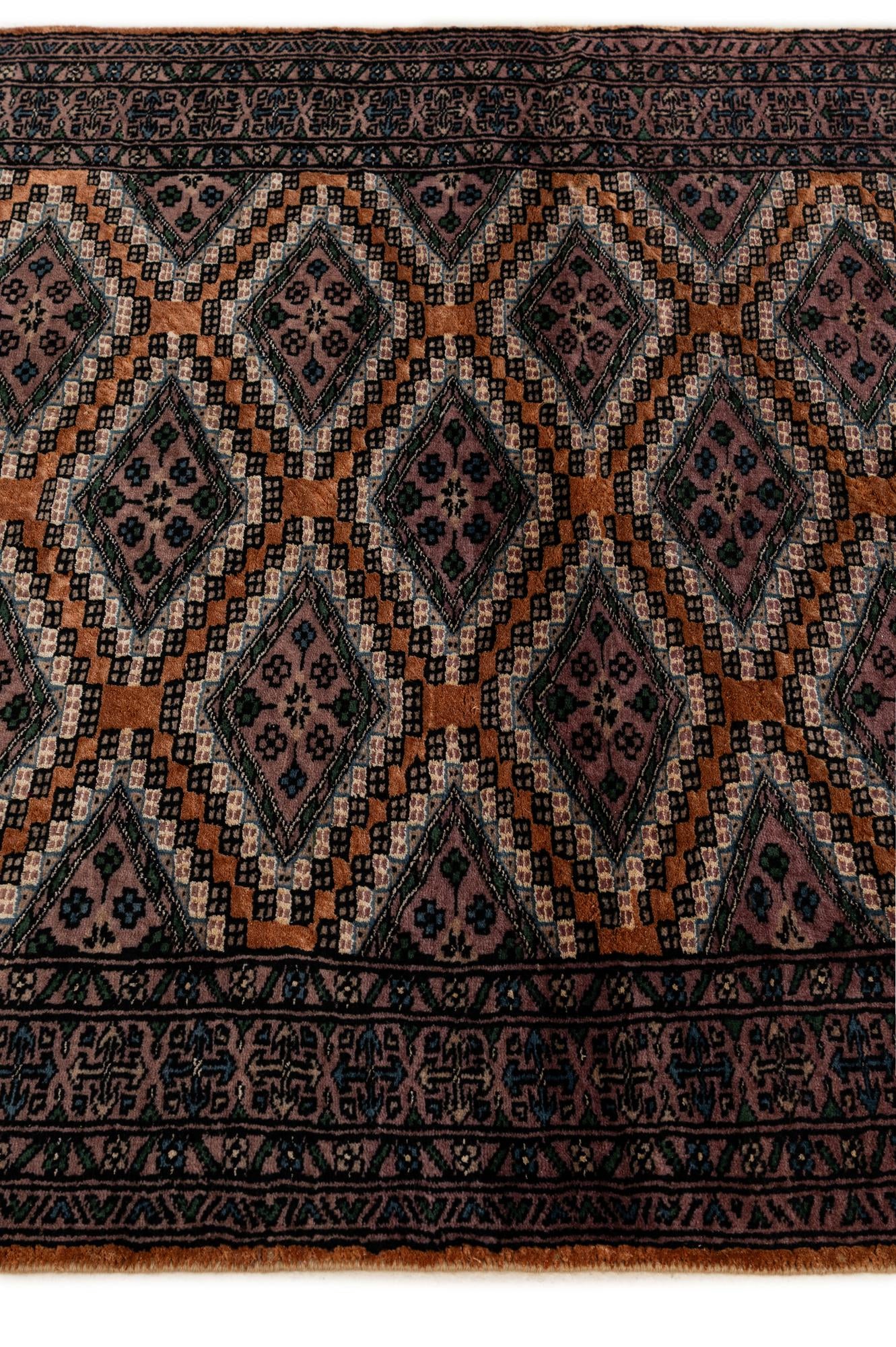3' 7 x 4' 9 Hand Knotted Bokhara Oriental Rug