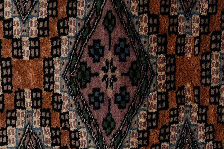 3' 7 x 4' 9 Hand Knotted Bokhara Oriental Rug