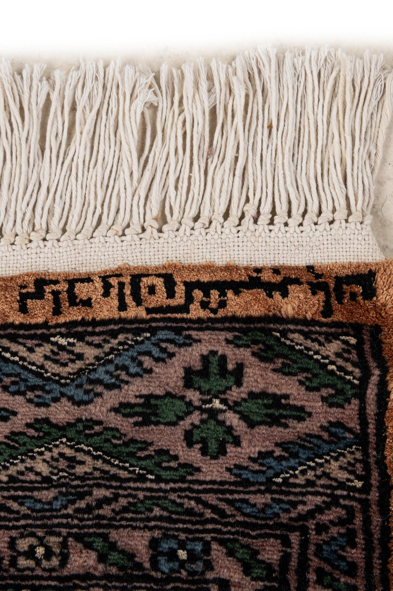 3' 7 x 4' 9 Hand Knotted Bokhara Oriental Rug