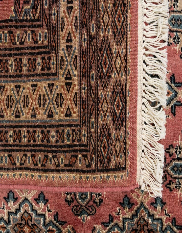 Detail image of 3' 1 x 5' 4  Hand Knotted Bokhara Oriental Rug