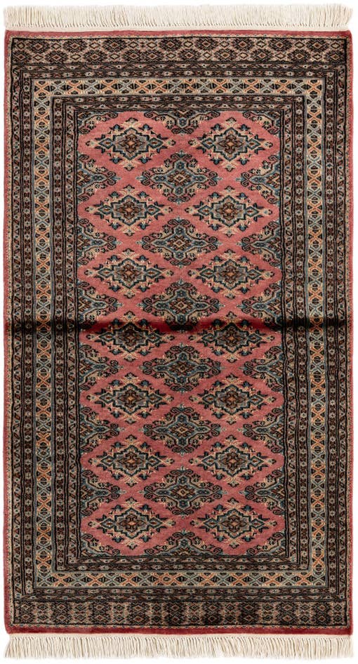 Detail image of 3' 1 x 5' 4 Hand Knotted Bokhara Oriental Rug