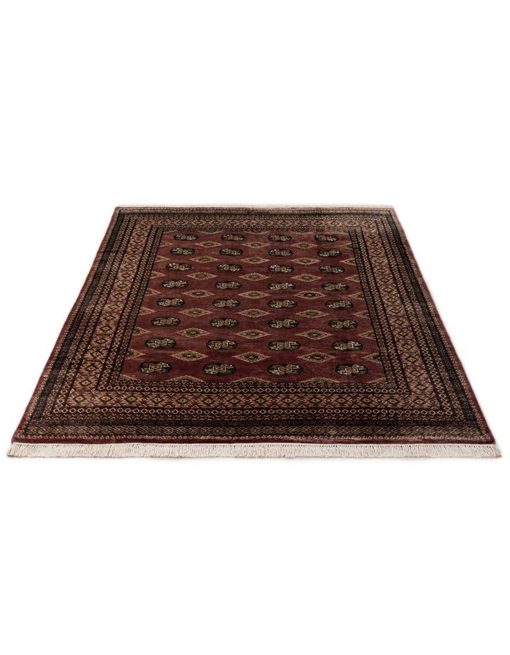 Detail image of 6' 8 x 9' 2 Hand Knotted Bokhara Oriental Rug