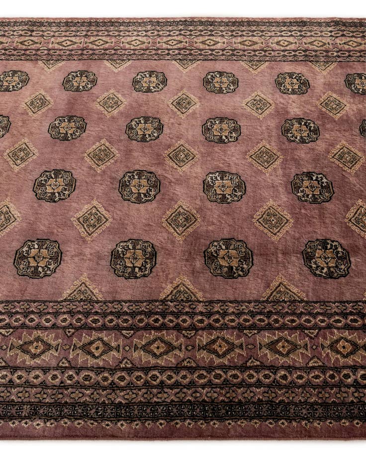 Detail image of 6' 8 x 9' 2  Hand Knotted Bokhara Oriental Rug