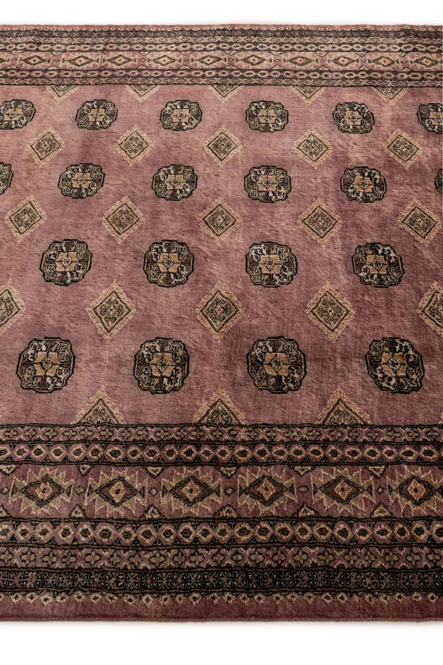 Detail image of 6' 8 x 9' 2 Hand Knotted Bokhara Oriental Rug