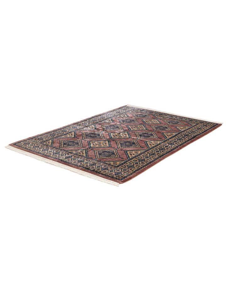 5' 2 x 7' 6 Hand Knotted Bokhara Oriental Rug