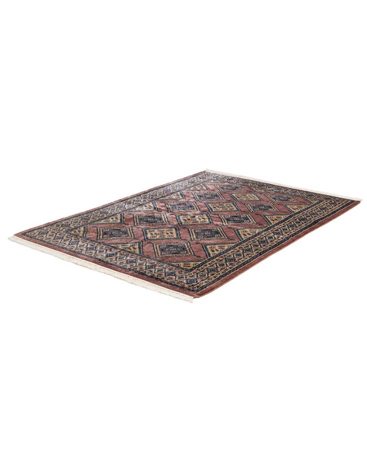 Detail image of 5' 2 x 7' 6 Hand Knotted Bokhara Oriental Rug
