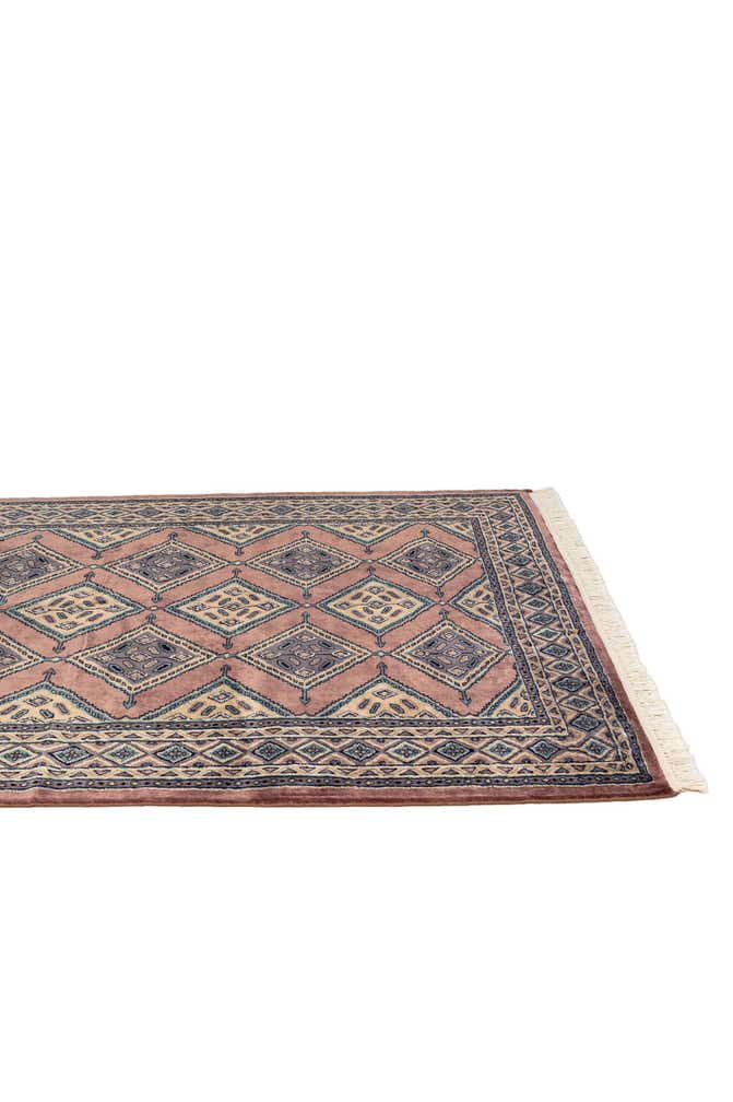 5' 2 x 7' 6 Hand Knotted Bokhara Oriental Rug