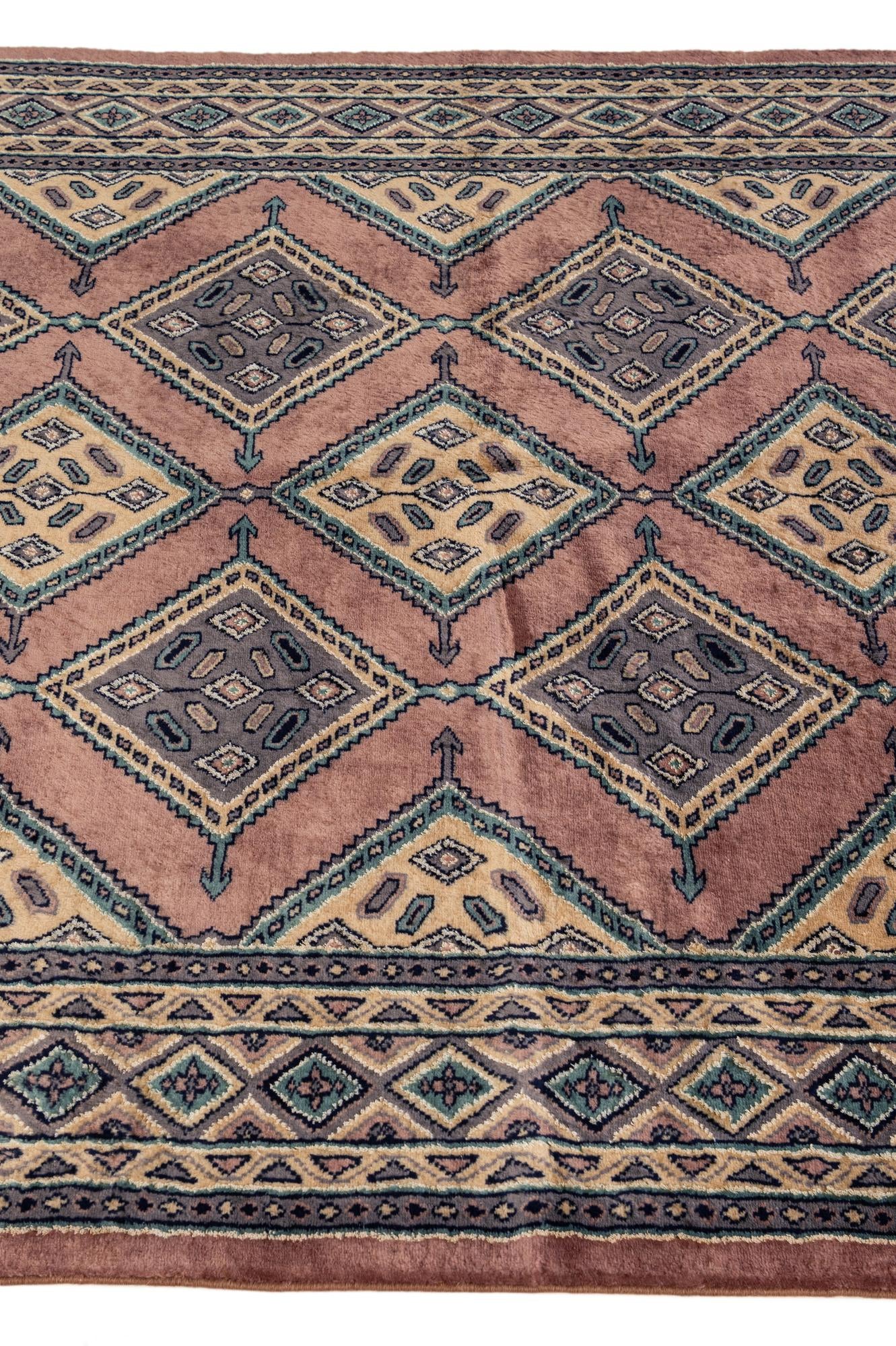 5' 2 x 7' 6 Hand Knotted Bokhara Oriental Rug