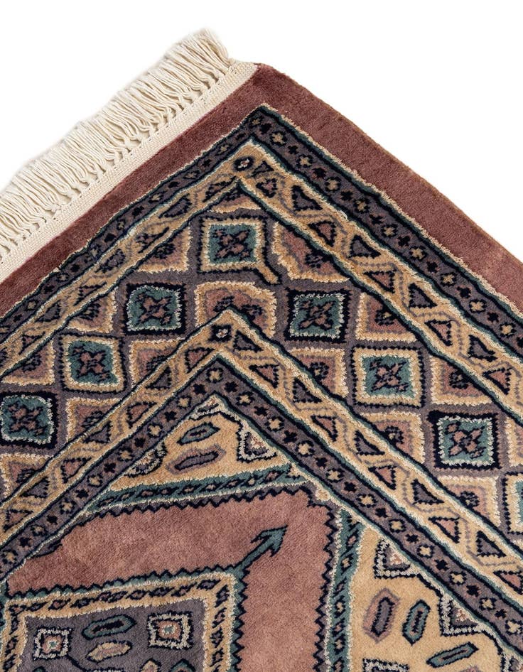 Detail image of 5' 2 x 7' 6  Hand Knotted Bokhara Oriental Rug