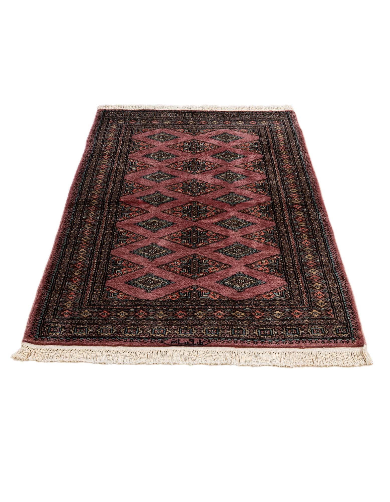 90cm x 155cm anudado a mano Bokhara Alfombra