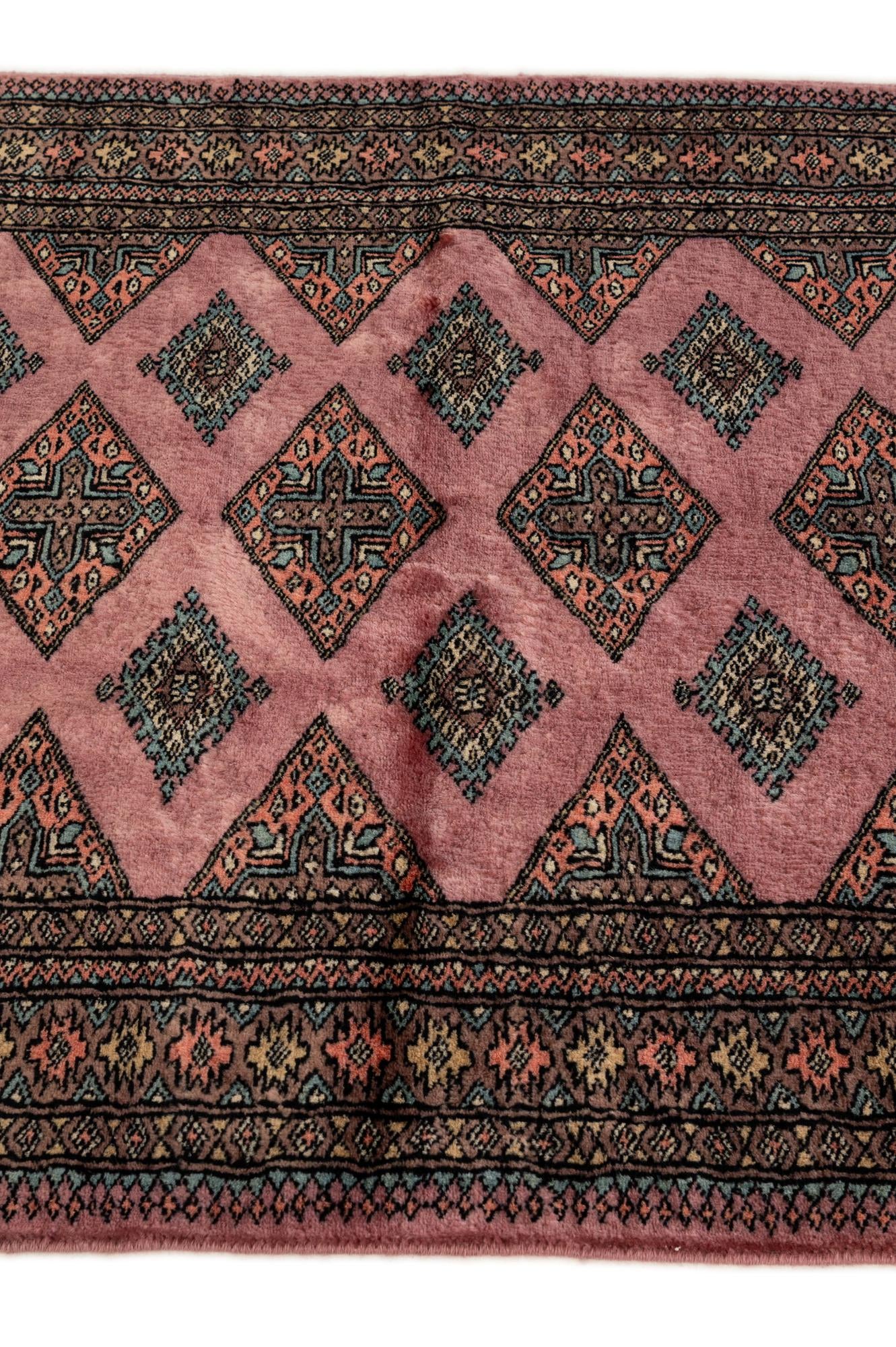 90cm x 155cm anudado a mano Bokhara Alfombra