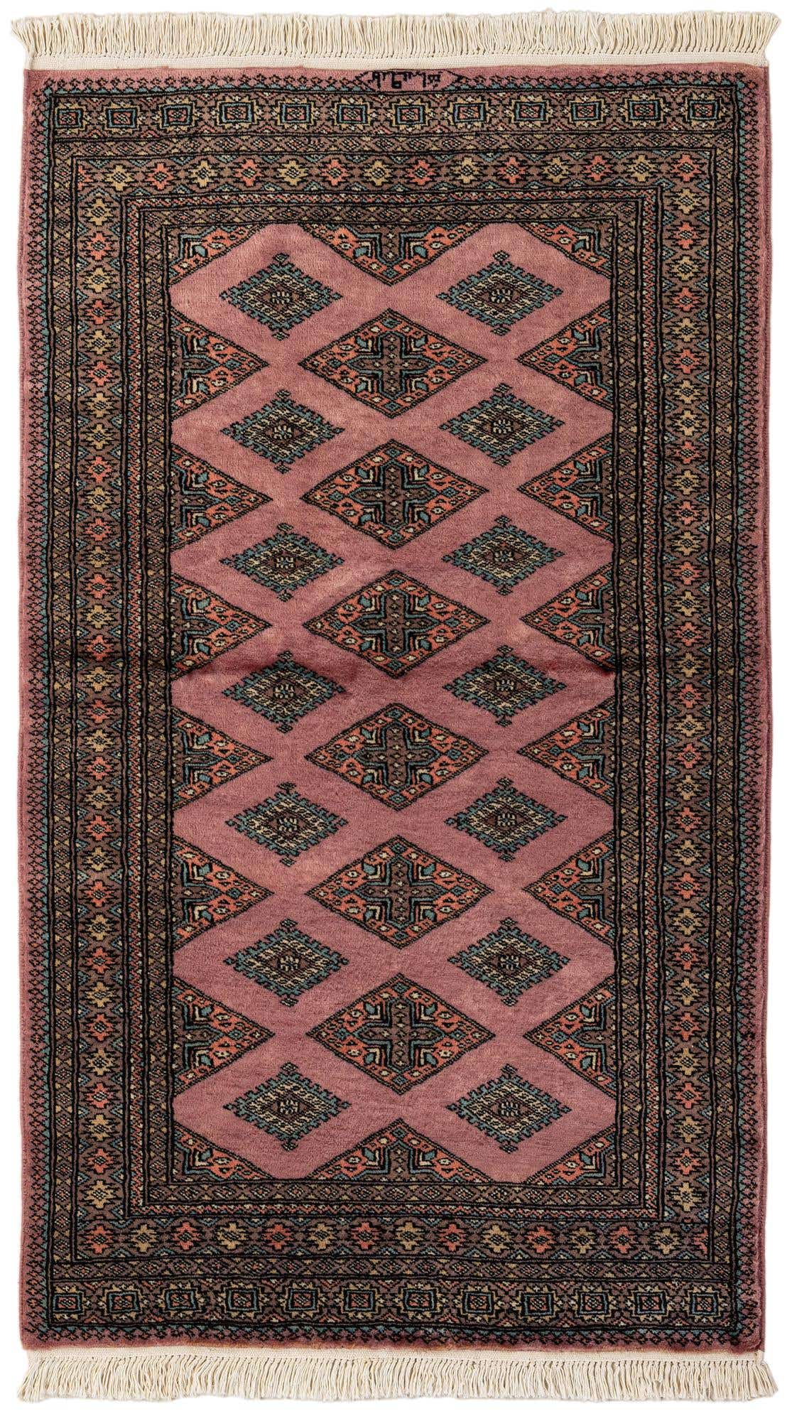 3' x 5' 2 Hand Knotted Bokhara Rug