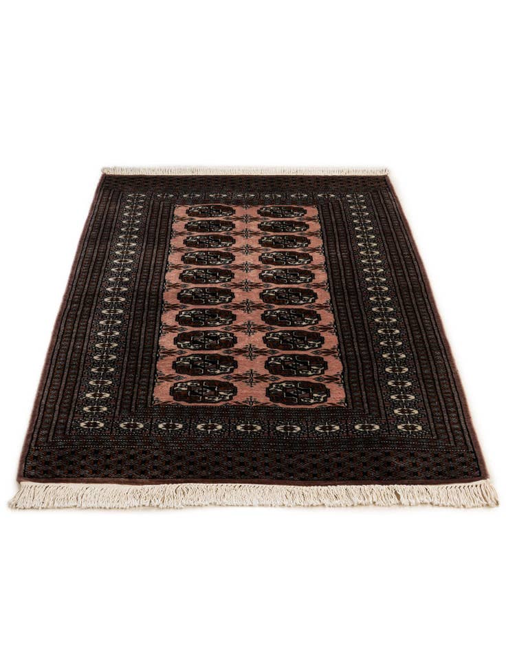Detail image of 3' 3 x 5' Hand Knotted Bokhara Oriental Wool Rug