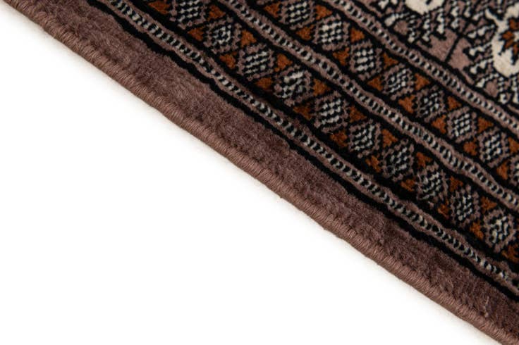 Detail image of 3' 3 x 5' Hand Knotted Bokhara Oriental Wool Rug