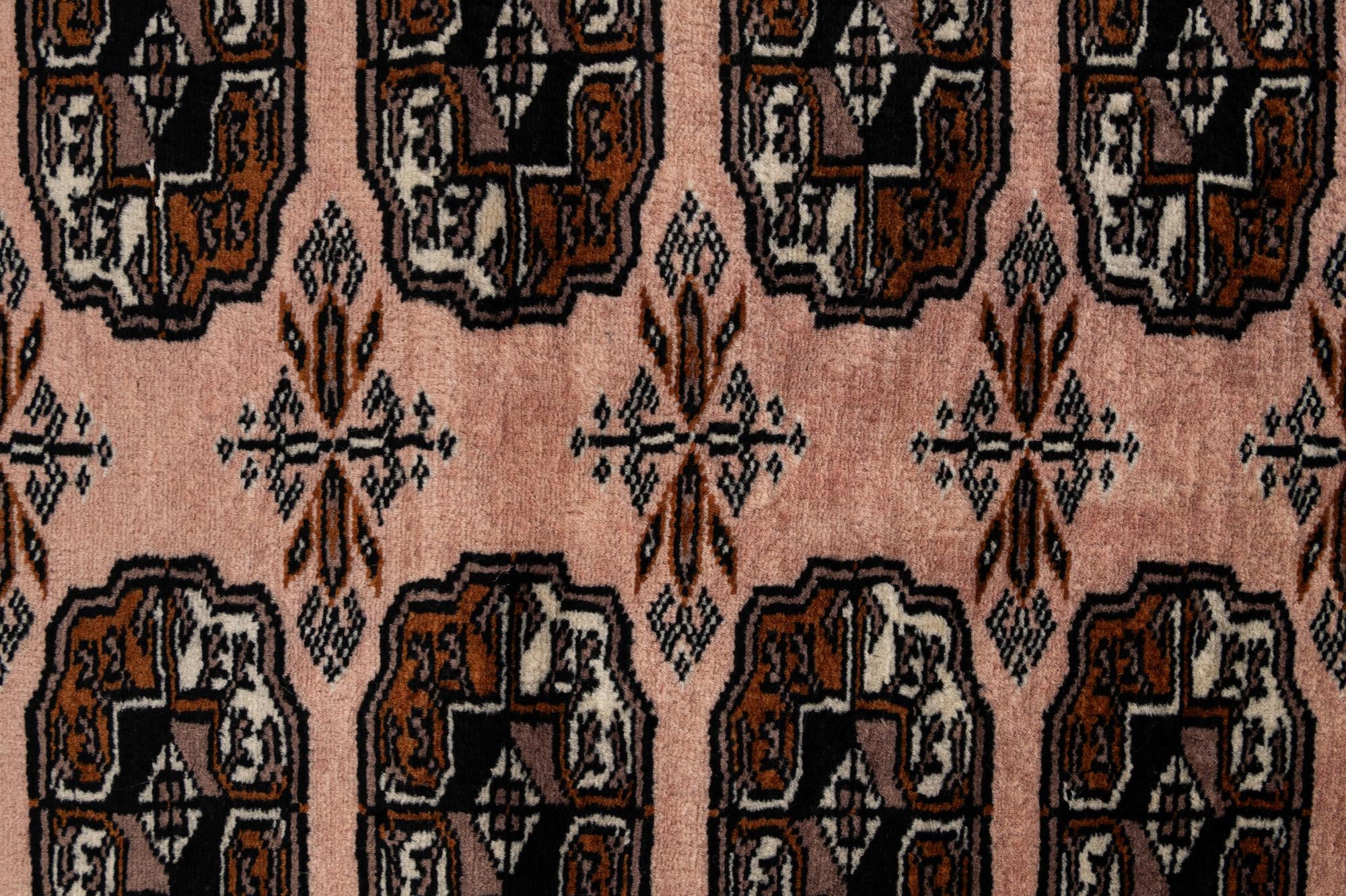 3' 3 x 5' Hand Knotted Bokhara Oriental Wool Rug