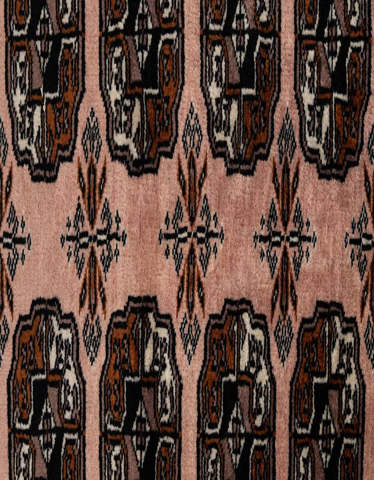 Detail image of 3' 3 x 5'  Hand Knotted Bokhara Oriental Wool Rug