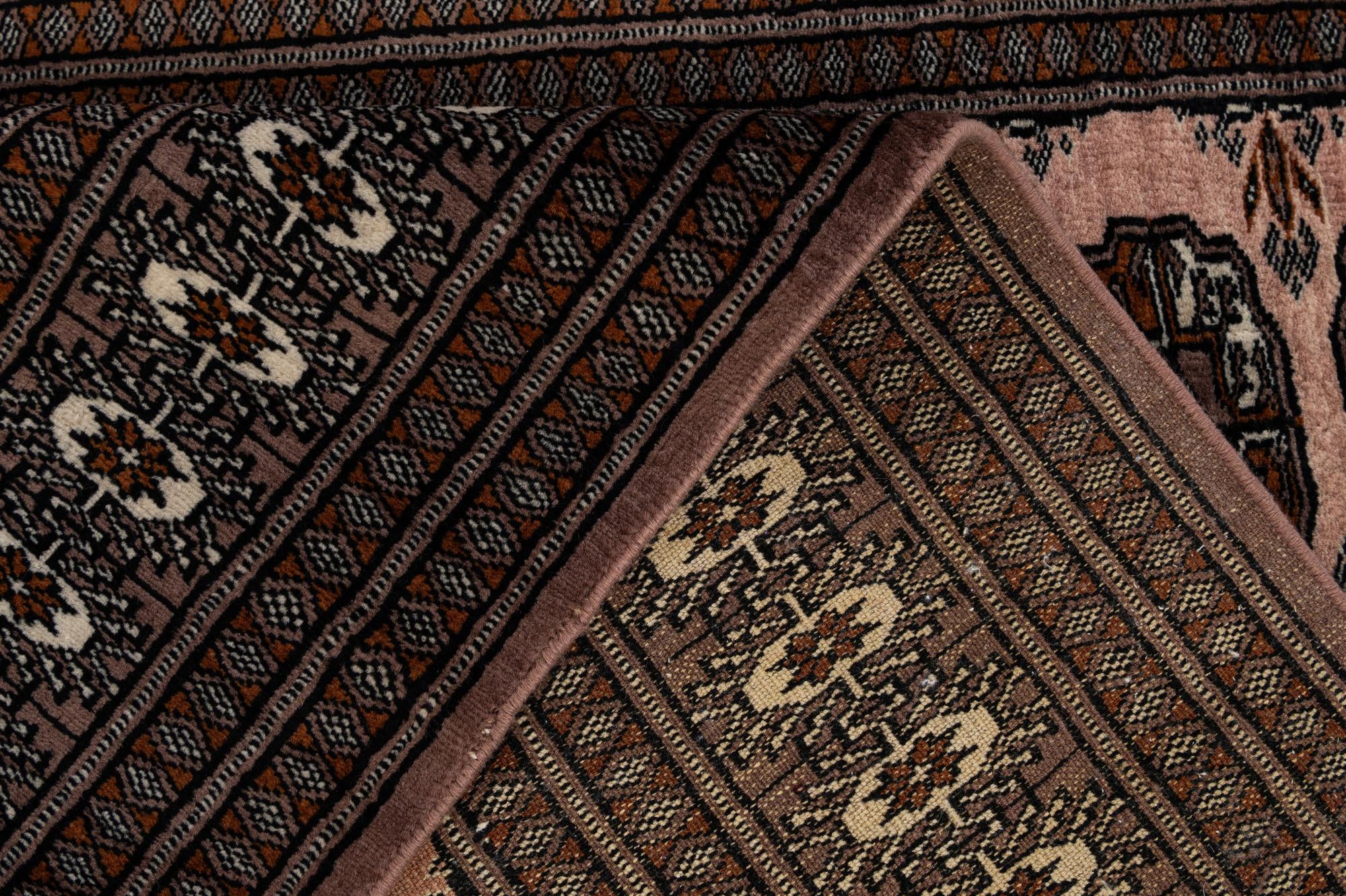 3' 3 x 5' Hand Knotted Bokhara Oriental Wool Rug