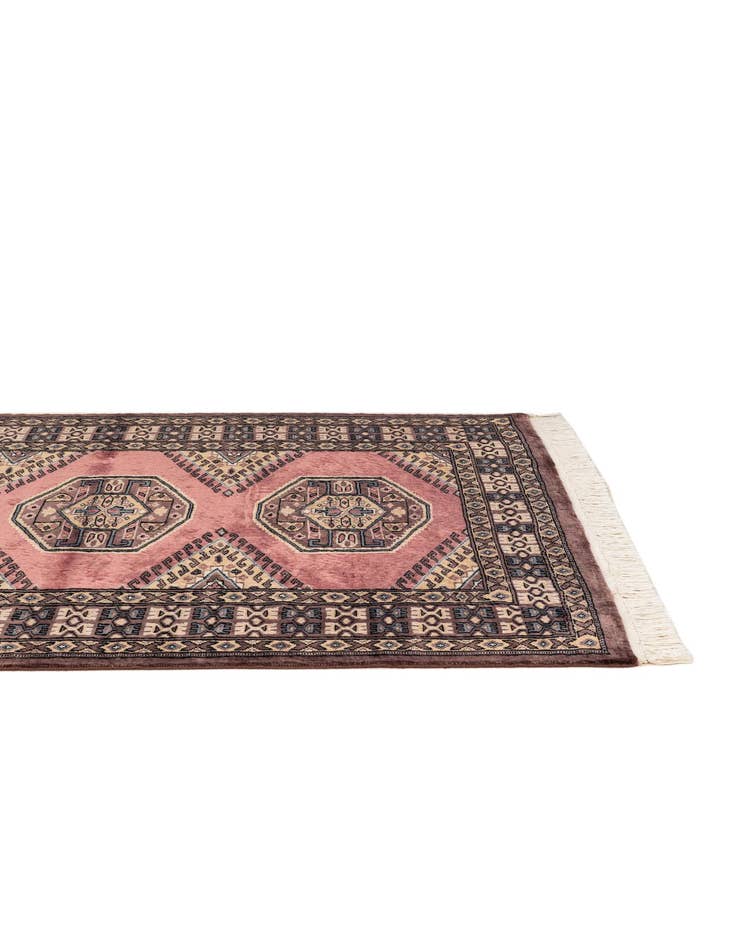 Detail image of 3' 2 x 5' 3 Hand Knotted Bokhara Oriental Rug