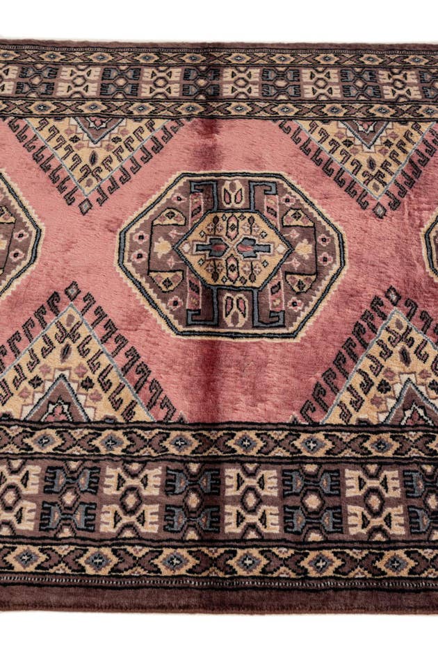 Detail image of 3' 2 x 5' 3 Hand Knotted Bokhara Oriental Rug