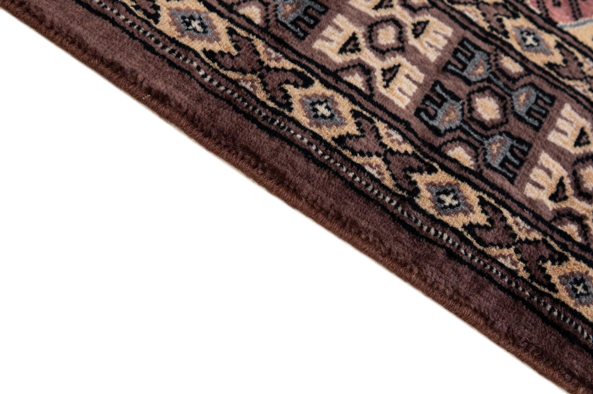 3' 2 x 5' 3 Hand Knotted Bokhara Oriental Rug