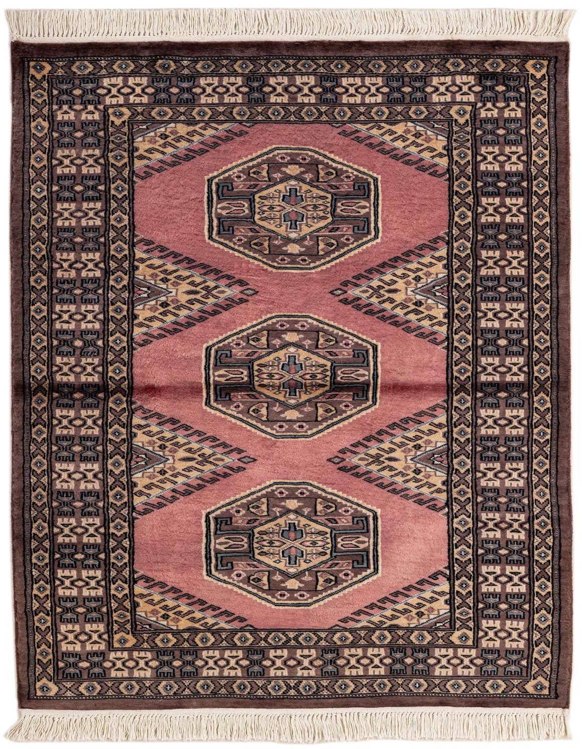 3' 2 x 5' 3 Hand Knotted Bokhara Oriental Rug