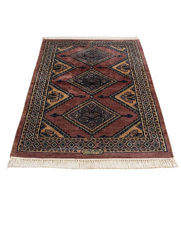 3' 1 x 4' 11 Hand Knotted Bokhara Oriental Rug