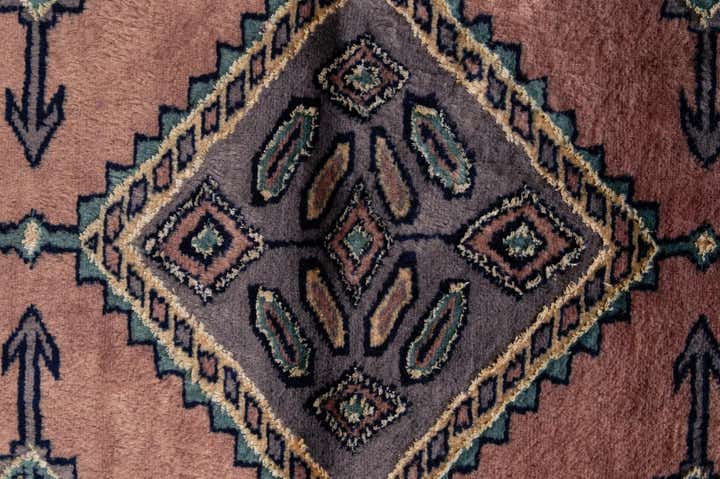 3' 1 x 4' 11 Hand Knotted Bokhara Oriental Rug