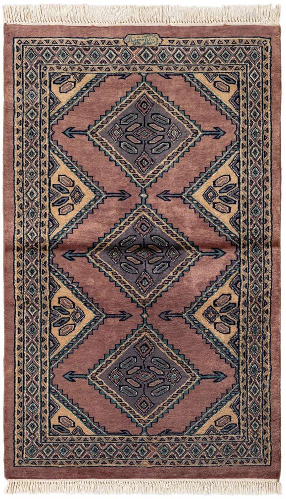 3' 1 x 4' 11 Hand Knotted Bokhara Oriental Rug