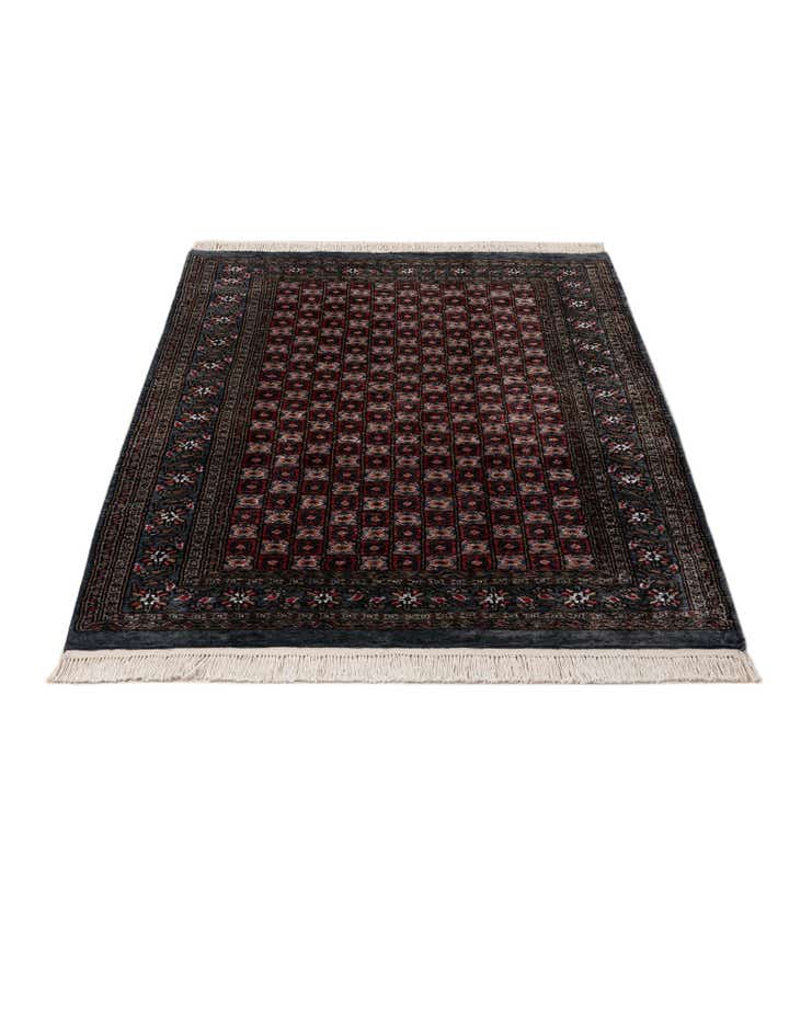 4' 4 x 5' 11 Hand Knotted Bokhara Oriental Rug