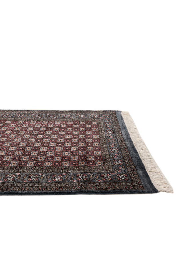 Detail image of 4' 4 x 5' 11 Hand Knotted Bokhara Oriental Rug