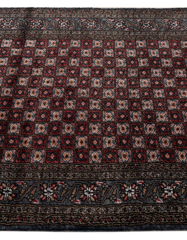 Detail image of 4' 4 x 5' 11 Hand Knotted Bokhara Oriental Rug