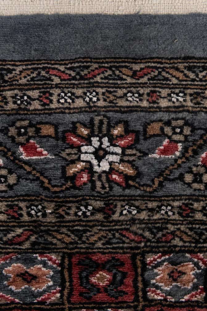 4' 4 x 5' 11 Hand Knotted Bokhara Oriental Rug