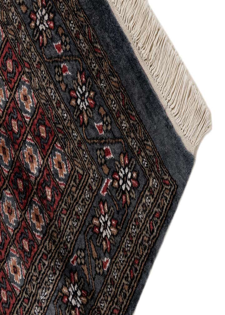 4' 4 x 5' 11 Hand Knotted Bokhara Oriental Rug