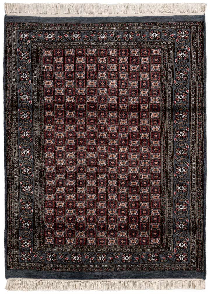 4' 4 x 5' 11 Hand Knotted Bokhara Oriental Rug