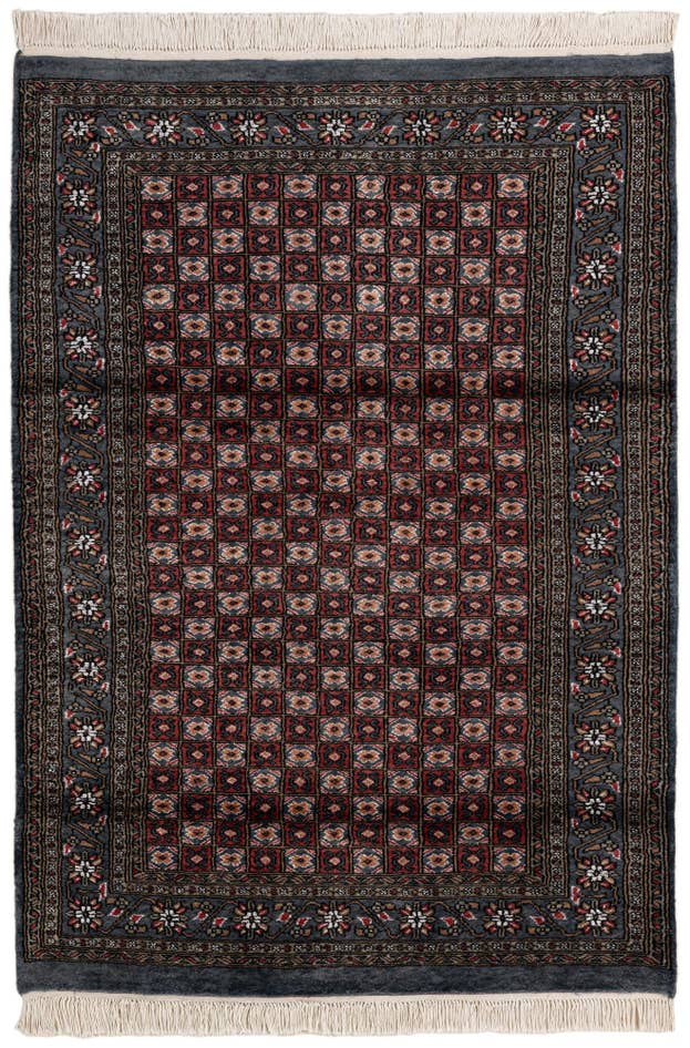 Detail image of 4' 4 x 5' 11 Hand Knotted Bokhara Oriental Rug