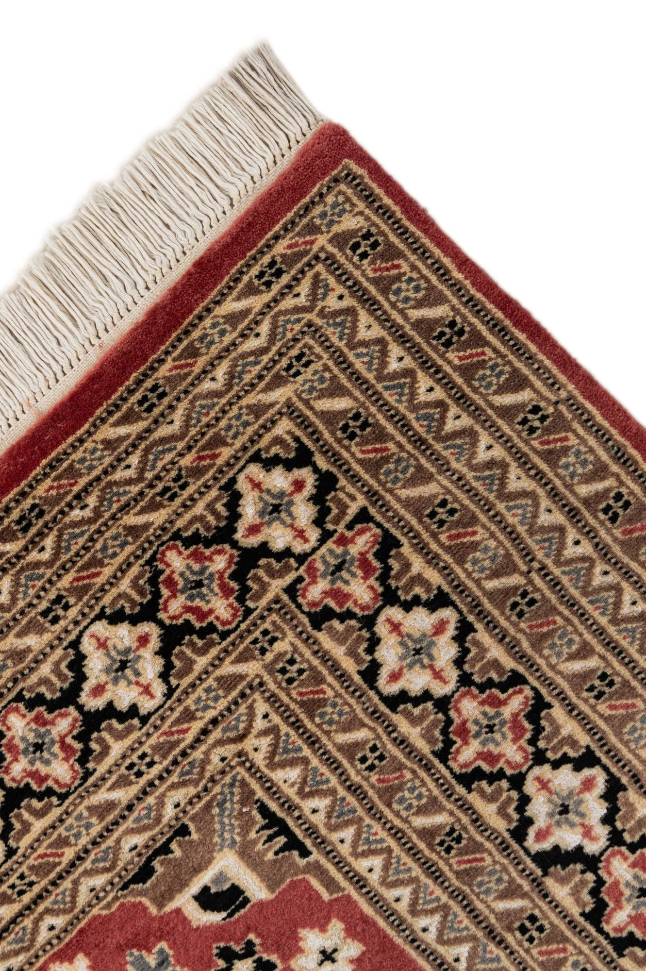 4' 2 x 6' 1 Hand Knotted Bokhara Oriental Rug